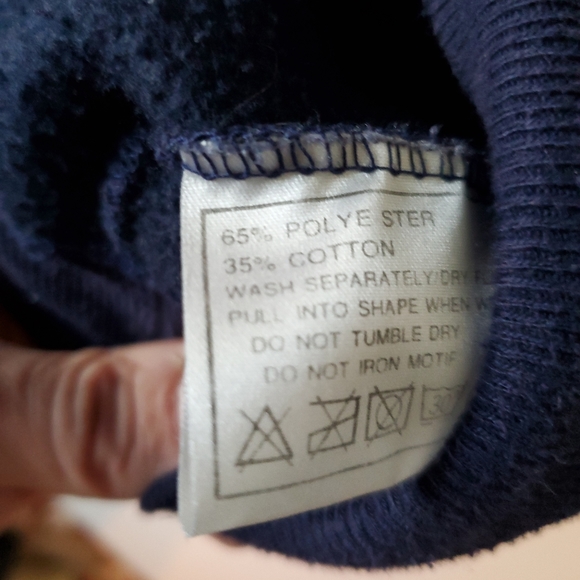 Oxford University crewneck sweater. Large (see measurements) Navy/Green.… - Picture 6 of 11